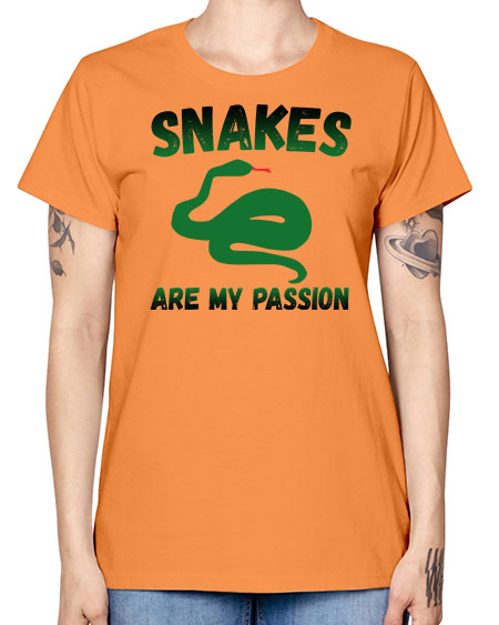 snake are my passion - snake -  Missy T-Shirt