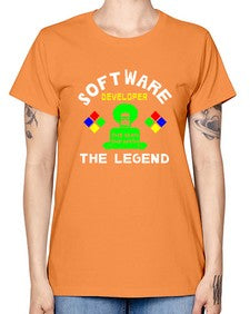 software developer the legend 16# - computer -  Missy T-Shirt
