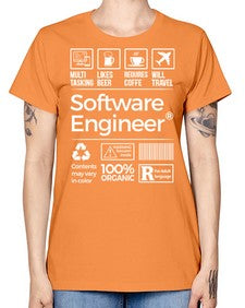 software engineer 1409# - engineer -  Missy T-Shirt