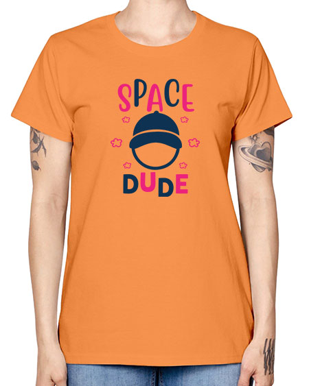 space dude 15# - space -  Missy T-Shirt