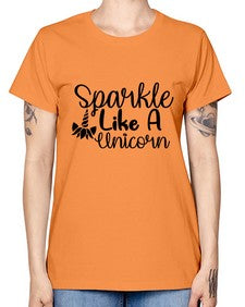 sparkle like a unicorn 417# - unicorn -  Missy T-Shirt