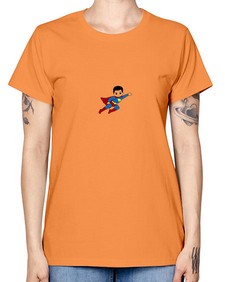 super kid 15# - black boys or men -  Missy T-Shirt
