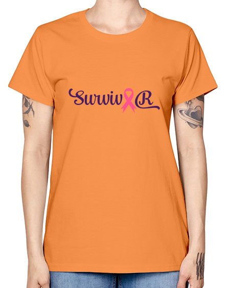 survivor 251# - breast cancer -  Missy T-Shirt