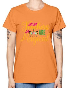 teachers are magical 430# - unicorn -  Missy T-Shirt