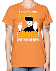 to get a life game 159# - video games -  Missy T-Shirt
