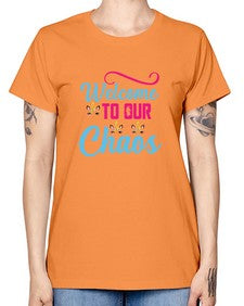 welcome to our chaos 545# - unicorn -  Missy T-Shirt
