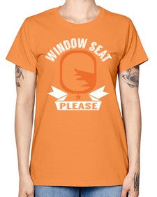 window seat please  51# - airplane -  Missy T-Shirt