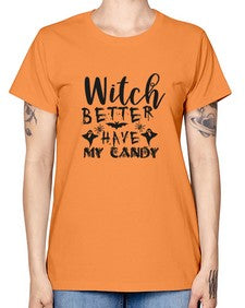 witch better have my candy 15# - witch -  Missy T-Shirt