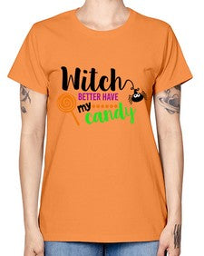 witchbetterhavecandy 12# - witch -  Missy T-Shirt