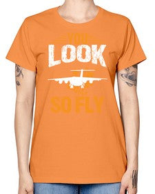 you look so fly  53# - airplane -  Missy T-Shirt