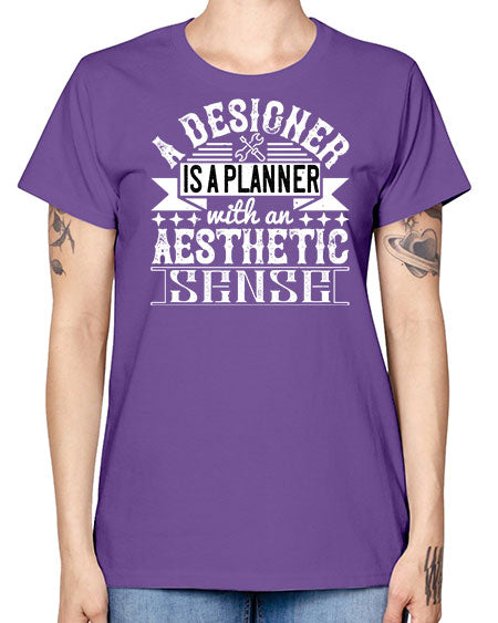 A designer is a planner with an aesthetic sense Style 9# - architect -  Missy T-Shirt