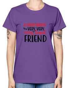 A sagittarius Is A Very Very Veryloyal Friend 60# - sagittarius -  Missy T-Shirt