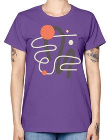 Abstract Shape 198# - art pop art -  Missy T-Shirt