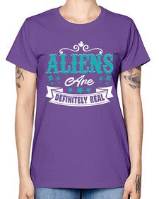 Aliens are real 26# - ufo -  Missy T-Shirt