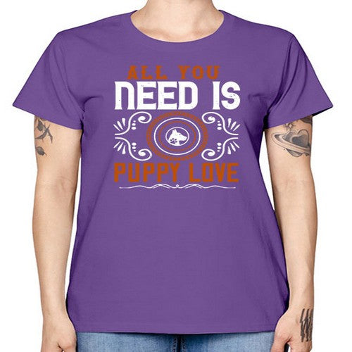 All you need is puppy love Style 155# - dogs -  Missy T-Shirt