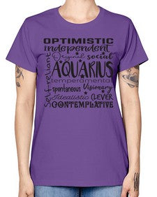Aquarius 563# - aquarius -  Missy T-Shirt