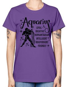 Aquarius 64# - aquarius -  Missy T-Shirt