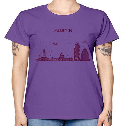 AustinTX 380# - cities -  Missy T-Shirt