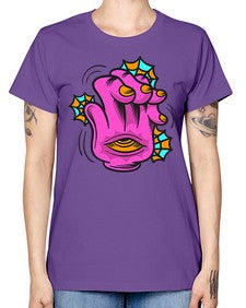 Bored high five 23# - cartoon general -  Missy T-Shirt