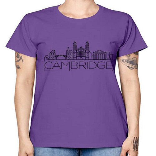 Cambridge Minimal Skyline copy 538# - cities -  Missy T-Shirt