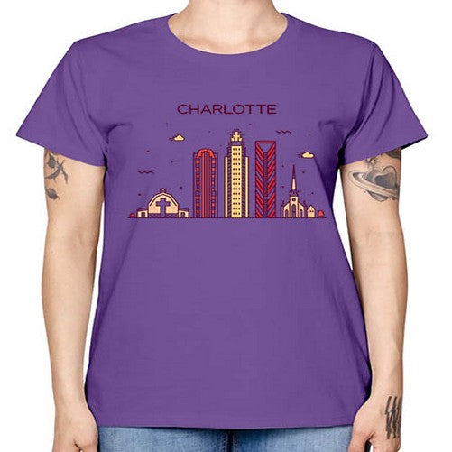 CharlotteNC 560# - cities -  Missy T-Shirt