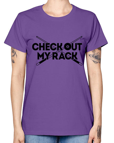 Check out my rack 1395# - billards -  Missy T-Shirt