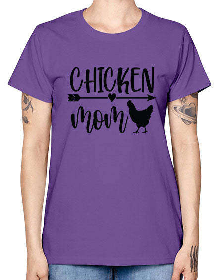 Chicken Mom - chicken -  Missy T-Shirt