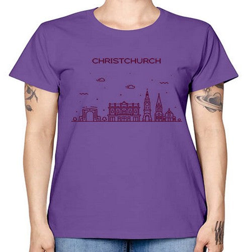 Christchurch 584# - cities -  Missy T-Shirt