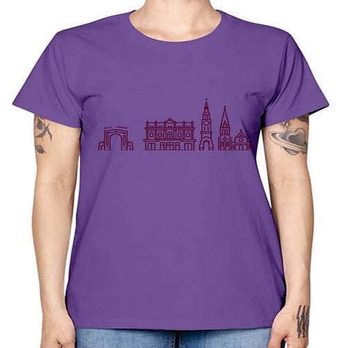 Christchurch 585# - cities -  Missy T-Shirt