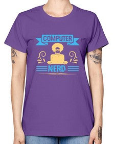 Computer Nerd 10# - computer -  Missy T-Shirt
