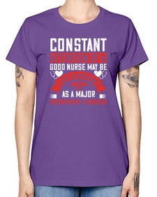 Constant attention by a good nurse may Style 677# - nurse -  Missy T-Shirt