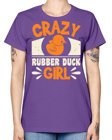 Crazy Rubber Duck Girl Style 4# - ducks -  Missy T-Shirt
