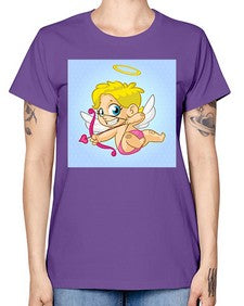 Cupid 79# - cartoon general -  Missy T-Shirt