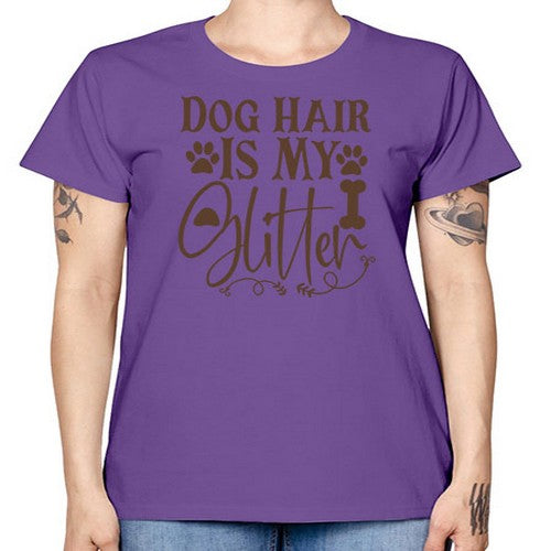Dog Hair Is My Glitter Style 100# - dogs -  Missy T-Shirt