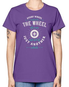 Every wheel wish to be the wheel of a car and not of just another vehicle 108# - car -  Missy T-Shirt