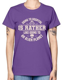Going to hospital is like going to an alien planet 2# - ufo -  Missy T-Shirt