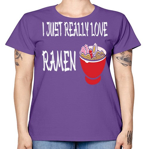 I Just Love Ramen Japanese Anime 238# - anime -  Missy T-Shirt