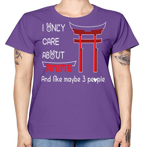 I Only Care About Anime Anime 240# - anime -  Missy T-Shirt