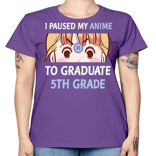 I Paused My Anime To Anime 243# - anime -  Missy T-Shirt