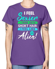 I feel sexier with short hair 12# - ufo -  Missy T-Shirt