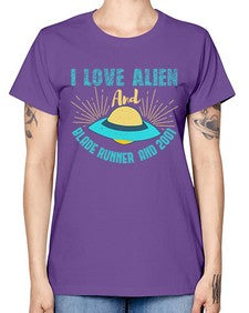 I love alien and blade runner 18# - ufo -  Missy T-Shirt