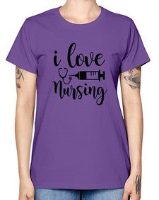I love nursing 893# - nurse -  Missy T-Shirt
