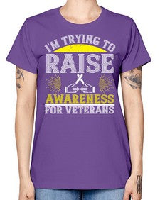 Im trying to raise awareness for veterans Style 43# - Self awareness -  Missy T-Shirt