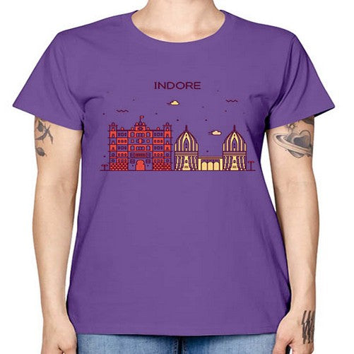 Indore 953# - cities -  Missy T-Shirt