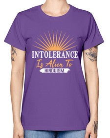 Intolerance is alien 29# - ufo -  Missy T-Shirt