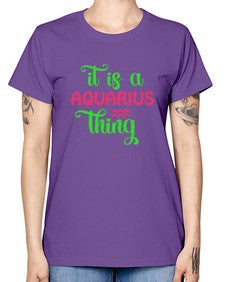 It is a aquarius thing 252# - aquarius -  Missy T-Shirt