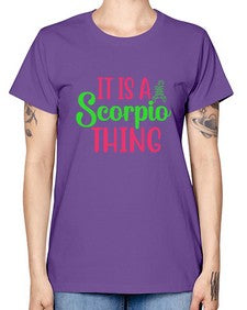 It is a scorpio thing 258# - scorpio -  Missy T-Shirt