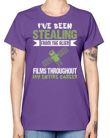 Ive been stealing from the alien 30# - ufo -  Missy T-Shirt