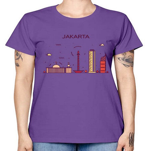 Jakarta 985# - cities -  Missy T-Shirt