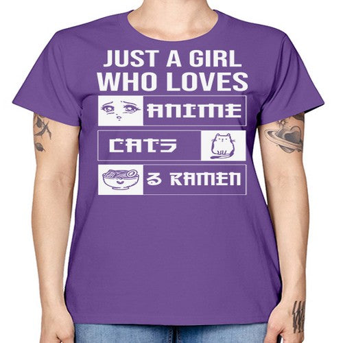 Just A Girl Who Loves 263# - anime -  Missy T-Shirt